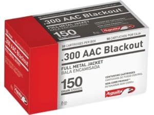 Aguila Ammunition 300 AAC Blackout 150 Grain Full Metal Jacket For Sale