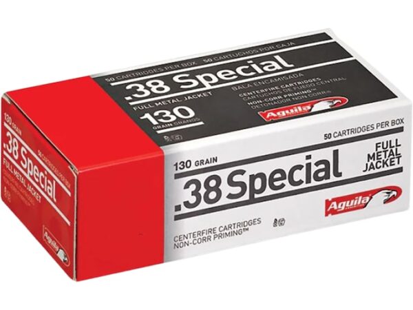 Aguila Ammunition 38 Special 130 Grain Full Metal Jacket For Sale