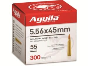 Aguila Ammunition 5.56x45mm NATO 55 Grain Full Metal Jacket For Sale