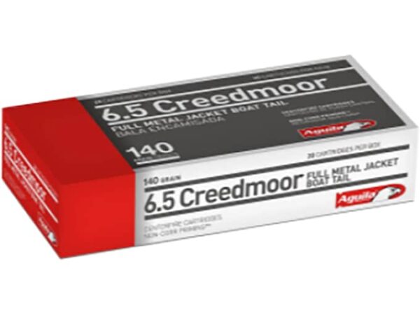 Aguila Ammunition 6.5 Creedmoor 140 Grain Full Metal Jacket For Sale