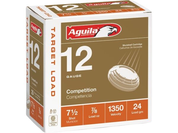 Aguila Competition Target Load Ammunition 12 Gauge 2-3/4" 7/8 oz #7-1/2 Shot For Sale