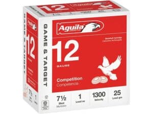 Aguila Game & Target Ammunition 12 Gauge 2-3/4" 1 oz #7-1/2 Shot For Sale