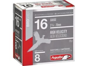 Aguila High Velocity Ammunition 16 Gauge 2-3/4" For Sale
