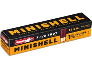 Aguila Minishell Ammunition 12 Gauge 1-3/4" 5/8 oz #7-1/2 Shot Box of 20 For Sale