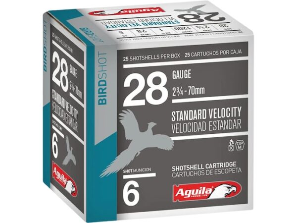 Aguila Standard Velocity Ammunition 28 Gauge 2-3/4" For Sale
