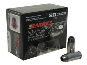 Barnes TAC-XPD Ammunition 40 S&W 140 Grain TAC-XP Hollow Point Lead-Free Box of 20 For Sale