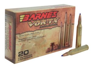Barnes VOR-TX Ammunition 25-06 Remington 100 Grain TTSX Polymer Tipped Spitzer Boat Tail Lead-Free Box of 20 For Sale