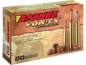 Barnes VOR-TX Ammunition 300 Winchester Magnum 180 Grain TTSX Polymer Tipped Spitzer Boat Tail Lead-Free Box of 20 For Sale