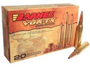 Barnes VOR-TX Ammunition 338 Lapua Magnum 280 Grain LRX Polymer Tipped Boat Tail Lead-Free Box of 20 For Sale