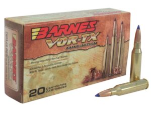 Barnes VOR-TX Ammunition 7mm-08 Remington 120 Grain TTSX Polymer Tipped Spitzer Boat Tail Lead-Free Box of 20 For Sale