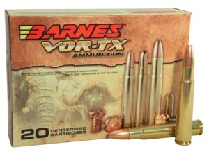 Barnes VOR-TX Safari Ammunition 416 Rigby 400 Grain TSX Hollow Point Flat Base Lead-Free Box of 20 For Sale