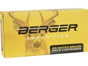 Berger Match Grade Ammunition 6.5 Creedmoor 135 Grain Classic Hunter Hollow Point Box of 20 For Sale