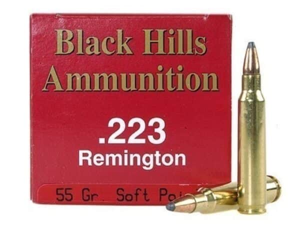 Black Hills Ammunition 223 Remington 55 Grain Soft Point Box of 50 For Sale