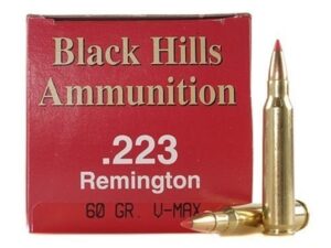 Black Hills Ammunition 223 Remington 60 Grain Hornady V-MAX Polymer Tip Box of 50 For Sale