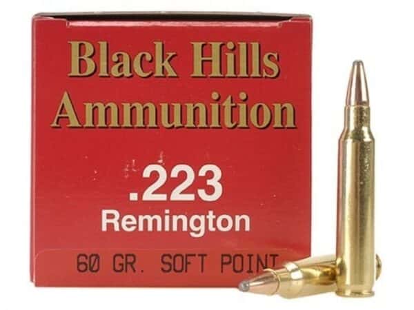 Black Hills Ammunition 223 Remington 60 Grain Soft Point Box of 50 For Sale