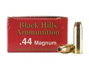 Black Hills Ammunition 44 Remington Magnum 240 Grain Jacketed Hollow Point Box of 50 For Sale