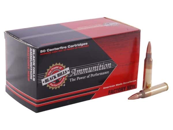 Black Hills Ammunition 223 Remington 77 Grain Sierra MatchKing Hollow Point Box of 50 For Sale