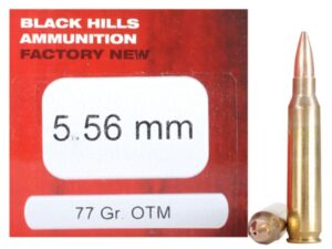 Black Hills Ammunition 5.56x45mm NATO 77 Grain Sierra MatchKing Hollow Point For Sale