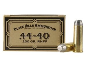 Black Hills Cowboy Action Ammunition 44-40 WCF 200 Grain Lead Flat Nose Box of 50 For Sale