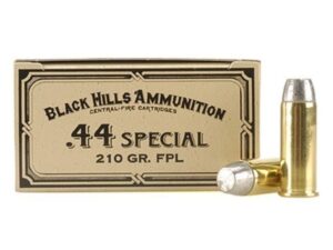 Black Hills Cowboy Action Ammunition 44 Special 210 Grain Lead Flat Point Box of 50 For Sale