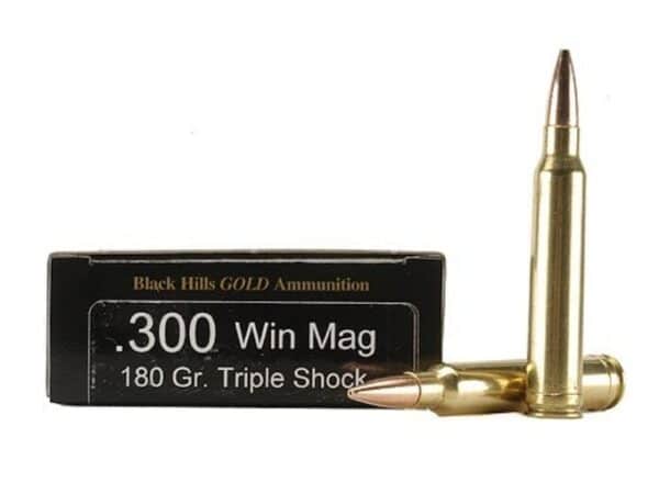 Black Hills Gold Ammunition 300 Winchester Magnum 180 Grain Barnes TSX Hollow Point Boat Tail Lead-Free Box of 20 For Sale