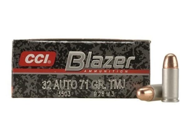 Blazer Ammunition 32 ACP 71 Grain Total Metal Jacket For Sale