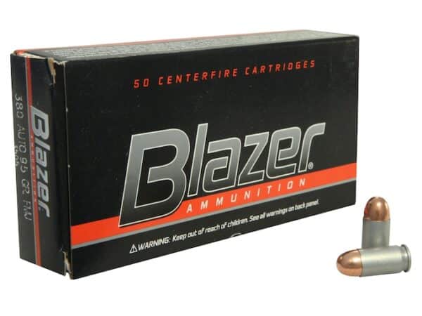 Blazer Ammunition 380 ACP 95 Grain Full Metal Jacket For Sale