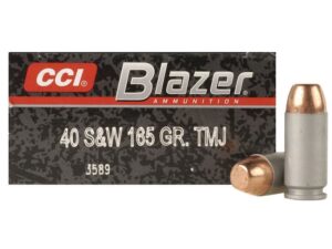 Blazer Ammunition 40 S&W 165 Grain Total Metal Jacket For Sale
