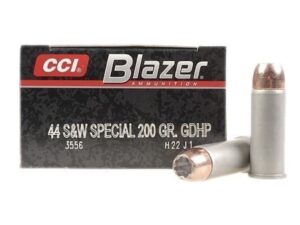 Blazer Ammunition 44 Special 200 Grain Speer Gold Dot Jacketed Hollow Point Box of 50 For Sale