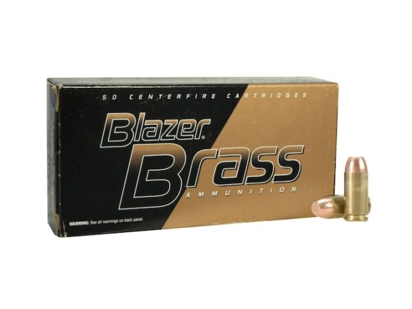 Blazer Brass Ammunition 40 S&W 165 Grain Full Metal Jacket For Sale