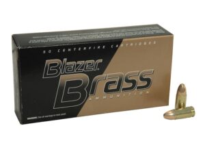 Blazer Brass Ammunition 9mm Luger 124 Grain Full Metal Jacket For Sale
