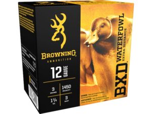 Browning BXD Waterfowl Ammunition 12 Gauge Non-Toxic Steel Shot For Sale