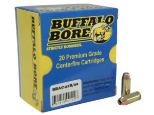 Buffalo Bore Ammunition 10mm Auto 180 Grain Jacketed Hollow Point Box of 20 For Sale