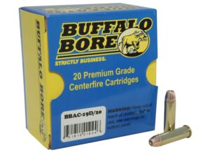 Buffalo Bore Ammunition 357 Magnum 125 Grain Jacketed Hollow Point High Velocity Box of 20 For Sale