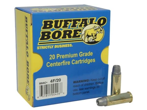 Buffalo Bore Ammunition 44 Remington Magnum +P 240 Grain Lead Soft Cast Hollow Point Gas Check Deer Grenade Box of 20 For Sale