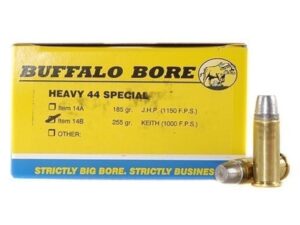 Buffalo Bore Ammunition 44 Special 255 Grain Lead Keith-Type Semi-Wadcutter Gas Check For Sale