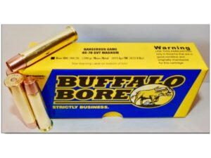 Buffalo Bore Dangerous Game Ammunition 45-70 Government 380 Grain Lehigh Mono-Metal Lead-Free Box of 20 For Sale