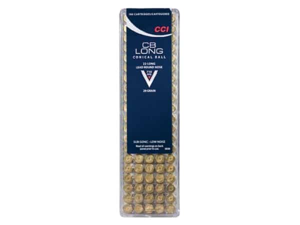 CCI Ammunition 22 CB Long 29 Grain Lead Round Nose Box of 100 For Sale