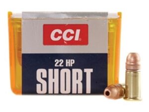 CCI Ammunition 22 Short 27 Grain Plated Lead Hollow Point For Sale