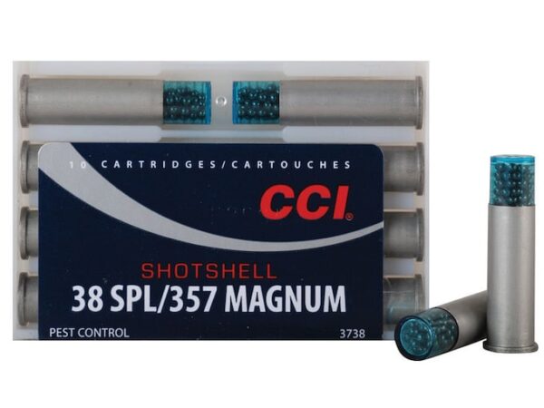 CCI Shotshell Ammunition 38 Special 100 Grains #9 Shot Box of 10 For Sale