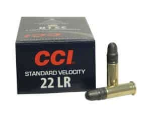 CCI Standard Velocity Ammunition 22 Long Rifle 40 Grain Lead Round Nose For Sale