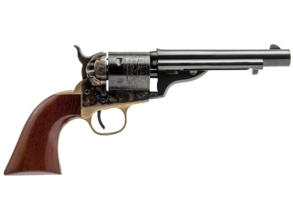Cimarron 1872 Open Top Navy Revolver 6-Round Color Case Hardened