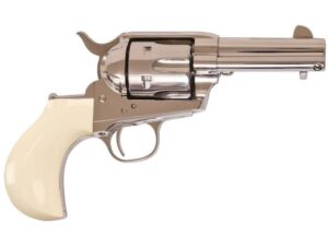 Cimarron Firearms Doc Holliday Thunderer Revolver 45 Colt (Long Colt) 3.5" Barrel 6-Round Stainless Steel Ivory For Sale