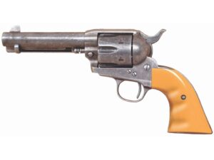 Cimarron Firearms Rooster Shooter Revolver 45 Colt (Long Colt) 4.75″ Barrel 6-Round Antique Orange For Sale