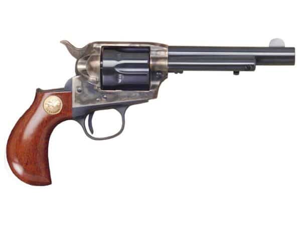 Cimarron Lightning Revolver 38 Special Birdshead Grip 6-Round Color Case Hardened