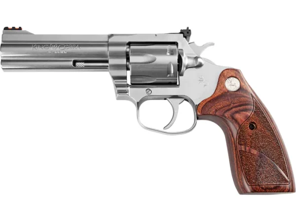 Colt King Cobra Target Revolver 357 Magnum 4.25" Barrel 6-Round Stainless Altamont Wood
