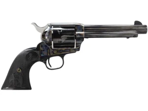 Colt Single Action Army Revolver 6-Round Case Colored Hardened Frame Synthetic Eagle Grip Black