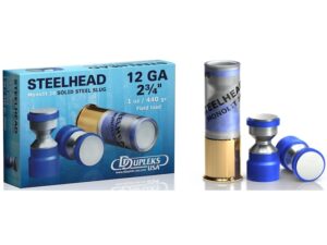 DDupleks Steelhead Monolit 28 Ammunition 12 Gauge 2-3/4" 1 oz Solid Steel Slug Lead-Free Box of 5 For Sale