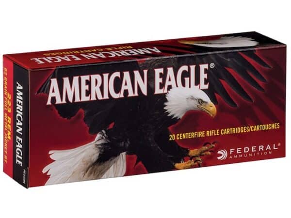 Federal American Eagle Ammunition 223 Remington 62 Grain Full Metal Jacket For Sale