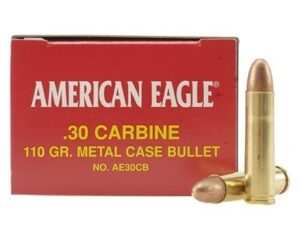 Federal American Eagle Ammunition 30 Carbine 110 Grain Full Metal Jacket For Sale